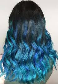 Blue hair tips look spectacular when incorporated with suitable cuts instead, you will appear to have hair that is tinged with the color blue or glowing blue color. 65 Iridescent Blue Hair Color Shades Blue Hair Dye Tips Dyed Hair Blue Black Hair Dye Hair Color Blue