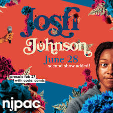 SECOND SHOW ADDED! On 6/28, Emmy-winning comedian @joshjohnsoncomedy heads  to NJPAC to riff