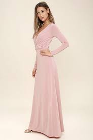 Chic Quinox Blush Pink Long Sleeve Maxi Dress Long Sleeve Pink Maxi Dress Long Sleeve Maxi Dress Maxi Dress