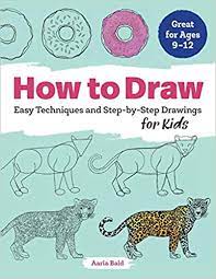 Today we will learn how to draw a pizza coloring page. Baid A How To Draw Easy Techniques And Step By Step Drawings For Kids Amazon De Baid Aaria Fremdsprachige Bucher