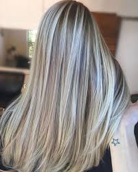 Platinum Blonde Highlights On Long Brunette Hair Straightened And Smooth Brown And Blonde Hair H Frosted Hair Brown Hair With Blonde Highlights Hair Styles
