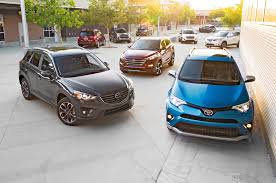 Respectable acceleration in v6 models; The Big Test 2016 2017 Small Crossovers