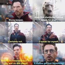 Earth Is Closed Get Lost Squidward Avengers Infinity War Marvel Avengers Funny Marvel Memes Avengers