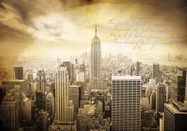 Check out this fantastic collection of vintage new york wallpapers, with 55 vintage new york background images for your desktop, phone or tablet. City New York Vintage Sepia Wall Paper Mural Buy At Europosters