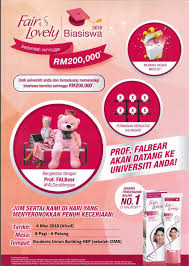 Anda cuma perlu hantar esei anda dan undi dengan kongsikan posting universiti anda. Biasiswa Fair And Lovely Jom Utm Student Affairs Facebook