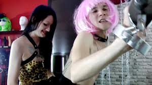 What a beautiful Sissy takes a strapon in her mouth and ass. When  Dominatrix Nika is mouth fucked by Sissy, the feminized slut drools a lot.  - XNXX.COM