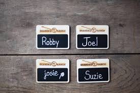Chalkboard Name Tags Reusable Name Tags 20 Custom Work Name Tags Business Name Tags Magnetic Na Magnetic Name Tags Name Tags Diy Tags