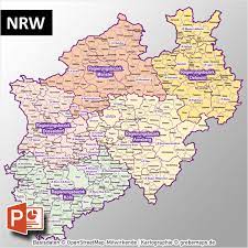Find local businesses, view maps and get driving directions in google maps. Nrw Powerpoint Karte Gemeinden Landkreise Regierungsbezirke