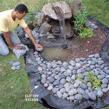How to build a rock garden fountain. How To Build A Low Maintenance Water Feature Water Features In The Garden Garden Fountain Water Garden