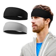 One that doesn't pinch, bind or slip? Men Sweatband Sports Headband Stretch Elastic Yoga Running Men Hair Band Outdoor Sport Headwrap Fitness Sports Safety Sweatband Aliexpress