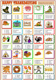 Maybe you would like to learn more about one of these? Thanksgiving Vocabulary Multiple Choice English Esl Worksheets For Distance Learning And Physical Classrooms