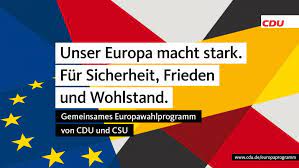Das wahlprogramm der union grenzt an arbeitsverweigerung. Unser Europa Macht Stark Fur Sicherheit Frieden Und Wohlstand Christlich Demokratische Union Deutschlands