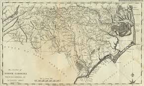 Physical map of north carolina showing major cities, terrain, national parks, rivers, and surrounding countries with international borders and outline maps. Old Historical City County And State Maps Of North Carolina