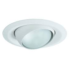 Find your economic recessed light at torchstar! Halo E26 Series 6 In White Recessed Ceiling Light Fixture Trim With Adjustable Eyeball 6130wh The Home Depot