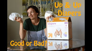 How much do they run a case and how many diapers? Up Up Diapers Review Target Brand Diapers Are Up And Up Diapers Good Youtube