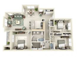 3 Bedroom Apartment House Plans Apartment Layout Apartment Floor Plans Apartment Floor Plan