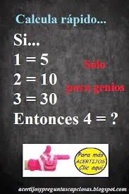 A mi el primero me ha resultado más sencillo que el segundo, pero imagino que eso depende de la forma de razonar de cada uno. Acertijos Matematicos Y Preguntas Capciosas Analiza Los Numeros Y Descubre El Valor Del 4 Acertijos Matematicos Juegos Mentales Acertijos
