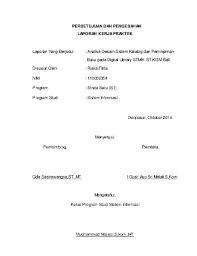 Maybe you would like to learn more about one of these? Contoh Lembar Pengesahan Skripsi Laporan Proposal Makalah