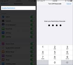 Put in your passcode to enter this sensitive page. 4 Ways To Reset Restriction Passcode On Iphone Ultimate Guide Dr Fone