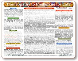 ships 12 30 19 homeopathy guide for cats laminated chart