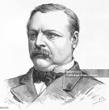 Stephen Grover Cleveland , president of the United States, from 1884...  News Photo