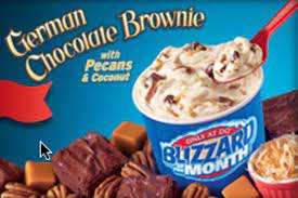 25 Secret Dairy Queen Treats German Chocolate Brownies Fast Food Menu Food Obsession