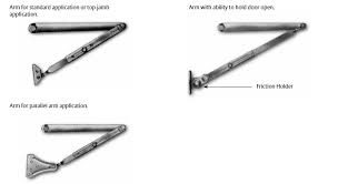 Or you close it to within an inch of the frame, and it swings itself open. Norton Information Center Mechanical Door Closers