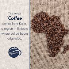 Coffeefact The Word Coffee Comes From Kaffa A Region In Ethiopia Where Coffee Beans Originated Beverages Facts Drink Coffee Facts Beans Coffee Beans