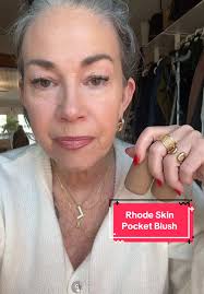 My favorite blush by @rhode skin Toasted Teddy + Freckle Linked below!  #rhodeskin #rhodeblush #makeuptutorial #makeuphacks #over50makeup  #tiktokshopblackfriday #tiktokshopcybermonday #makeuphacks
