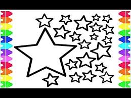 Everybody keeps thinking that mozart wrote it first. Twinkle Little Stars Coloring Pages 4 Kids Estrela Pagina Para Colorir Halaman Mewarnai Bintang Youtube