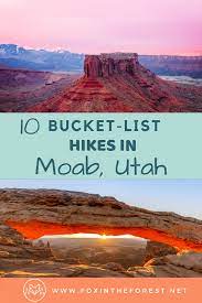 18 Unbelievable Moab Hikes With Drool Worthy Scenery Best Hikes Utah Road Trip Utah Vacation