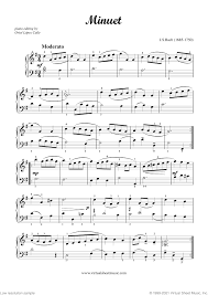 Our users upload all sorts of stuff, ranging from easy sheet music for piano beginners, to intermediate, and even advanced ones. Free Bach Minuet In G Sheet Music For Piano Solo Pdf
