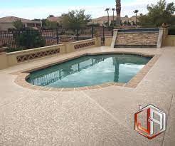 It's a great way to enjoy the view while swimming. Kooldeck Acrylic Lace Kool Deck Pool Coating In Mesa Az