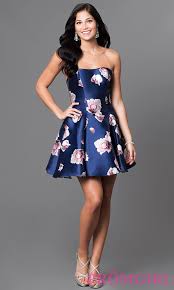 Prepare For A Night Of Compliments When You Wear This Royal Blue Satin Homecoming Dress With A Fit And Flare Skirt Satin Homecoming Dress Dresses Cute Dresses