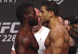 The time uriah hall kicked his body with his trademark spinning kick, and borrachinha just pointed to his stomach and laughed was a true ivan drago 267 points268 points269 points 1 year ago (9 children). Jed I Goodman On Twitter Uriah Hall 185 5 Vs Paulo Costa 185 5 Ufc226