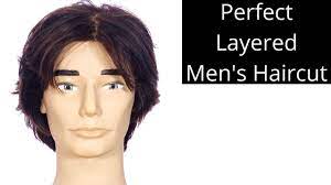 Perfect Layered Men S Haircut Tutorial Thesalonguy Youtube Growing Out Short Hair Styles Layered Haircuts Short Layered Haircuts