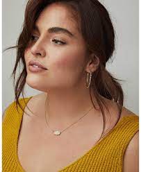 Kendra Scott Elisa Pendant Necklace In Cobalt Cats Eye Her Hide Out