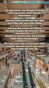 We must not be afraid to tell him about our concerns or doubts. 12 Puitis Ideas In 2021 Reminder Quotes Cinta Quotes Mood Quotes