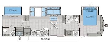 2015 Jay Flight Dst 40bhts Travel Trailer Floor Plans Travel Trailer Bath Travel