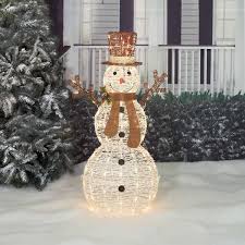 Maybe you would like to learn more about one of these? Holiday Time Glittering Snowman Sculpture Walmart Canada