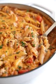 In a medium bowl, combine ground turkey, seasoning mixture and garlic; . Ground Turkey Pasta Recipe The Forked Spoon