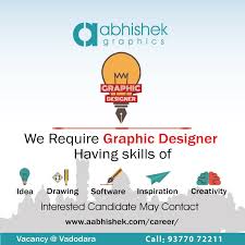 We Are Looking 4 Bright Intern Graphic Designer To Join Our Team In Vadodara Hiring Graphicdesignintern Vis Graphic Design Company Web Design Graphic Design