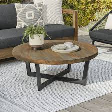 Toba Vintage Brown Coffee Table In 2020 Round Coffee Table Decor Tiled Coffee Table Coffee Table