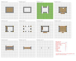 Each building is represented as its layered blueprint , and if you will. Pin On Minecraft Bluprind