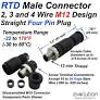 M12S Stainless Steel Locking Elements Female Circular Connectors from evosensors.com