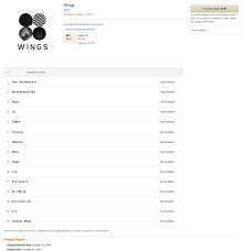 See a recent post on tumblr from @bangtoes about bts wings album. Bts Wings Album Previewed On Amazon Check Out When And Where To Watch Bts Comeback Stage