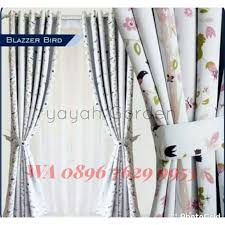 Gorden model spanyol poni lengkung dobel terbaru. Jual Gorden Jendela Gorden Pintu Gordeng Minimalis Hordeng Gordyn Motif Burung Original Import Terbaru Juli 2021 Blibli