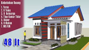 Ukuran 6x8 gambar pondasi rumah 6x9 3 kamar. Rumah Minimalis 6 X 8 M Cocok Di Pedesaan 3 Kamar Tidur Youtube