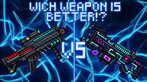 Pixel Gun 3d Cyber Slicer Vs Neon Lightning Youtube