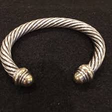 Yurman 7mm Solid Gold Tipped Cable Classic Sz Sml